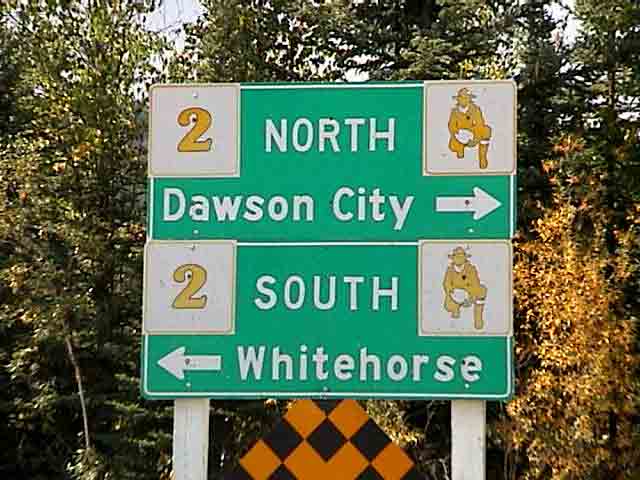 98 - Canada - Yukon, letrero carretera